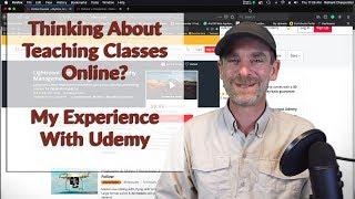 Teaching Online Courses for your business?  My personal experience with Udemy