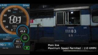 Indian Railways | Only Sounds : ALCO WDM3D from 0 to 110 KMPH