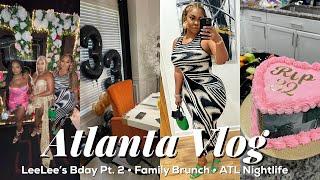 ATLANTA VLOG | ATL NIGHTLIFE • HUGE AIRBNB • GOOD FOOD SPOTS • SPOOKY THEME PARTY | Gina Jyneen