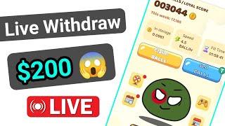 Live Withdraw $200  || Greedy Ball Bot || Money Web 3.0 || 