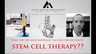 What Determines The Success of Stem Cell Therapies? It's More Complex Than You Think....