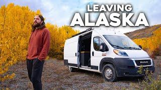 Cozy Fall Vanlife Camping in ALASKA