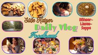 Daily Vlog / Foodhaul / Wocheneinkauf / Süße Katzen(kekse) / Hühner-Linsensuppe / Mamaalltag