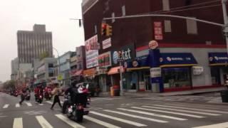 Polish Day Parade on bikes