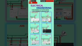 knx dimming actuator wiring with difference manufacturer #electrical #electricalengineering #knx