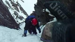 Winter Climbing on the Ficaill Couloir with Glenmore Lodge