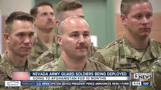 Nevada Army Guard soldiers going to Afghanistan for 10 months