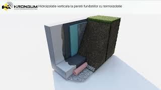 Protekron - Hidroizolatie fundatii vertical cu termoizolatie