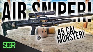 They Made an AIR POWERED SNIPER RIFLE! - Western Airguns .45 Cal Rattler