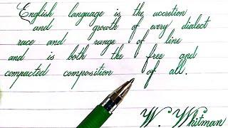 Super Cursive handwriting ️. Learn Cursive writing. Improve English handwriting. #calligraphy