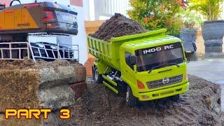 Uji Coba RC Dump Hino 4x4 ll Part 3