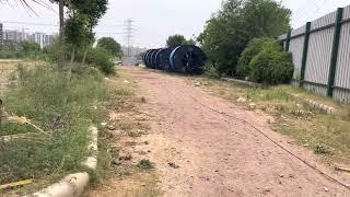 Misery of no sector road in front of M3M Marina, Sector 68, Gurgaon