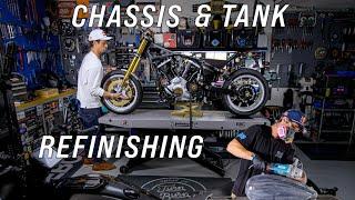 Chassis Assembly and Tank Refinishing - Indian Motorcycle Build Part 3