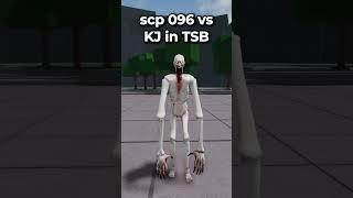 KJ vs SCP 096 in The Strongest Battlegrounds Part 1 #thestrongestbattlegrounds