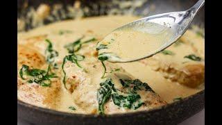 Creamy Garlic Chicken Recipe (The best thing that can happen to your pasta)