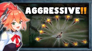 Fanny Controlled Aggression Tutorial In Actual Game