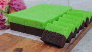 Resep Brownies Kukus Coklat Pandan