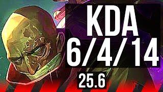 SINGED vs KENNEN (TOP) | 6/4/14, Rank 12 Singed | NA Challenger | 25.6