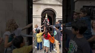  NOW BACK OFF! THIS ISN'T ACCEPTABLE!  #HorseGuard #LondonDrama" #Shorts