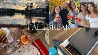 FALL BREAK | thanksgiving, time at home & pilates