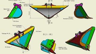 PEMBUATAN BUCKET TRAPESIUM/PARIT PC200 || SARANA MITRA SEJATI