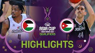 Palestine  v Jordan  | Highlights | FIBA Asia Cup 2025 Qualifiers