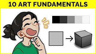  10 Things ALL Beginner Artists Should Draw (Drawing Fundamentals for Beginners)