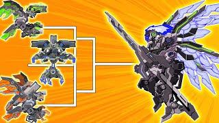 Lance Sky Knight Robot vs Sovereign UFO - Battle for the Skies! | Cartoons about tank