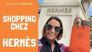 VLOG #1 SHOPPING CHEZ HERMES ET UNBOXING