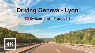 Scenic Drive | Journey from Geneva to Lyon via Europe's Most Beautiful Roadway, Unforgettable Voyage