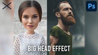 BIG HEAD Effect in Photoshop CC | Bobblehead & Comic Style Tutorial