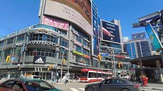 Dundas Street West | 4K Walk Downtown Toronto (April 12 2022)