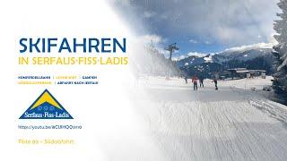 Serfaus Fiss Ladis - Piste 89 (blau) - Südabfahrt