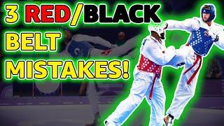 WHAT ARE the MISTAKES of lower belts fights #taekwondo