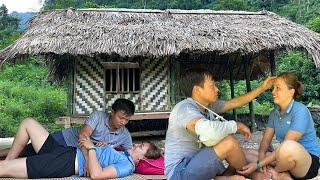 Full Video: 45 days of building a bamboo house - The couple's unlucky days