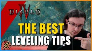 Diablo 4 The BEST Tips For EFFICIENT LEVELING! QUICK TIPS