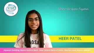 STUDENT TESTIMONIAL | STEP INSTITUTE REVIEW BY HEER PATEL