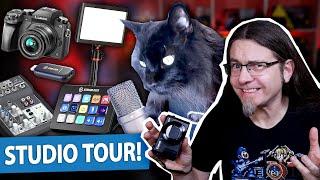 Medienmacher & YouTuber Studio-Tour mit Katzenunterstützung 