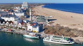 2 Minuten Warnemünde aus der Möwenperspektive am 19.03.2022