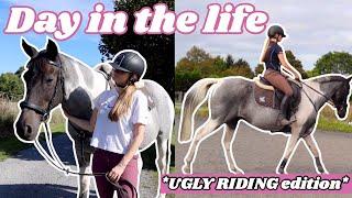 ‼️*REALISTIC*‼️ Equestrian Day in the Life || Ugly Riding...