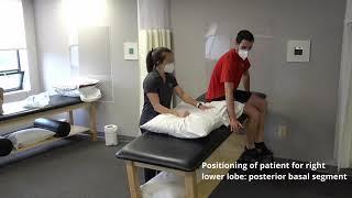 Postural Drainage: Lower Lobes - Posterior Basal Segment