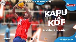 KAPU VS KDF (MEN) | THE KVF NATIONALPLAY-OFFS 2025 | POSITION 5 - 8 PLAY-OFFS