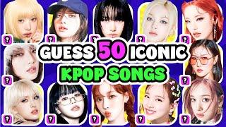 GUESS 50 KPOP SONGS  - GIRL GROUP ️‍ KPOP QUIZ 2024