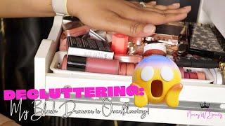 Decluttering:  My Blush Drawer is Overflowing!