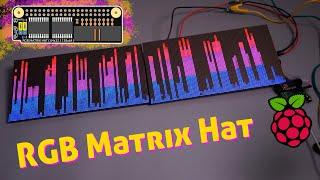 Новинка! RGB Matrix Hat для Raspberry Pi. Сделаем бегущую строку, рекламный щит, большой экран