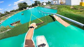 WAKEBOARDING IN PUDDLES