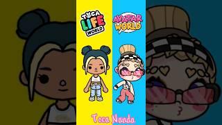 Toca life Vs Avatar World #tocaboca #tocalifeshorts #shorts