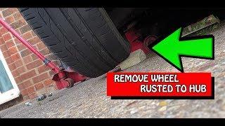 Remove car wheel that is rusted to the Hub (top tip)