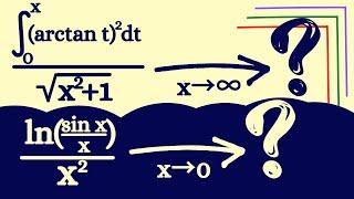 Neat ways to solve complicated limits.