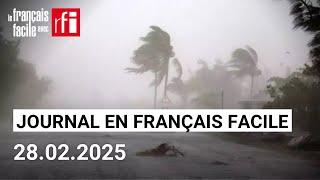 La Réunion balayée par un cyclone | Journal • Français Facile - RFI